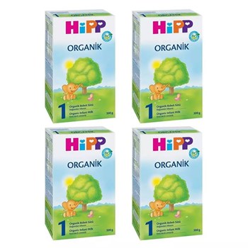 Hipp 1 Organik 0-6 Ay 4x300 gr Çoklu Paket Biberon Maması