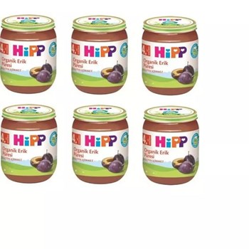 Hipp 4+ Ay 6x125 gr Organik Erik Püresi Kavanoz Maması