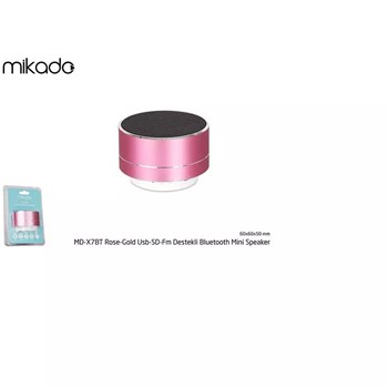 Mikado MD-X7BT 3W Bluetooth Speaker Pembe