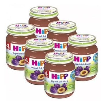 Hipp 4+ Ay 6x125 gr Organik Erik Püresi Kavanoz Maması