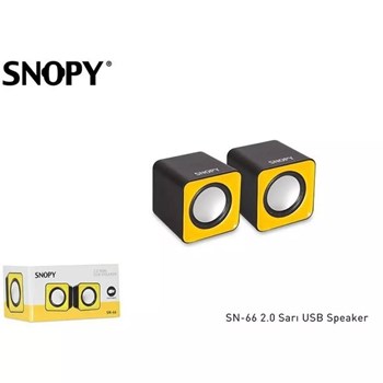 Snopy SN-66 6W 1+1 Speaker Sarı