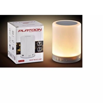 Platoon PL-4026 Gece Lambalı Bluetooth Speaker Beyaz
