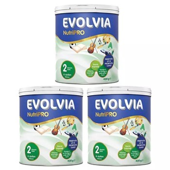 Evolvia 2 Nutripro 6+ Ay 3x400 gr Çoklu Paket Bebek Devam Sütü