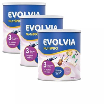 Evolvia Nutripro 3 400 gr 3'lü Devam Sütü