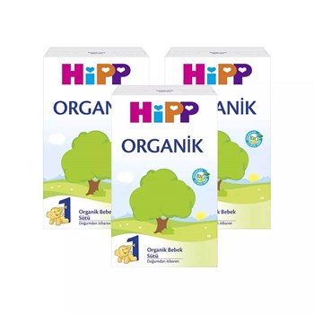 Hipp 1 Organik 0-6 Ay 3x300 gr Çoklu Paket Bebek Sütü