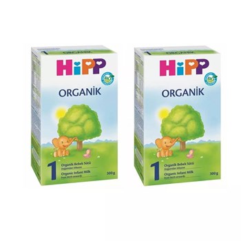 Hipp 1 Organik 0-6 Ay 2x300 gr Çoklu Paket Bebek Sütü