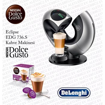 Delonghi EDG736.S Eclipse 1600 Watt 1600 ml Fincan Kapasiteli Kahve Makinesi