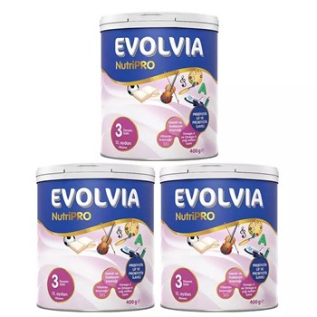 Evolvia Nutripro 3 12+ Ay 3x400 gr Çoklu Paket Bebek Devam Sütü