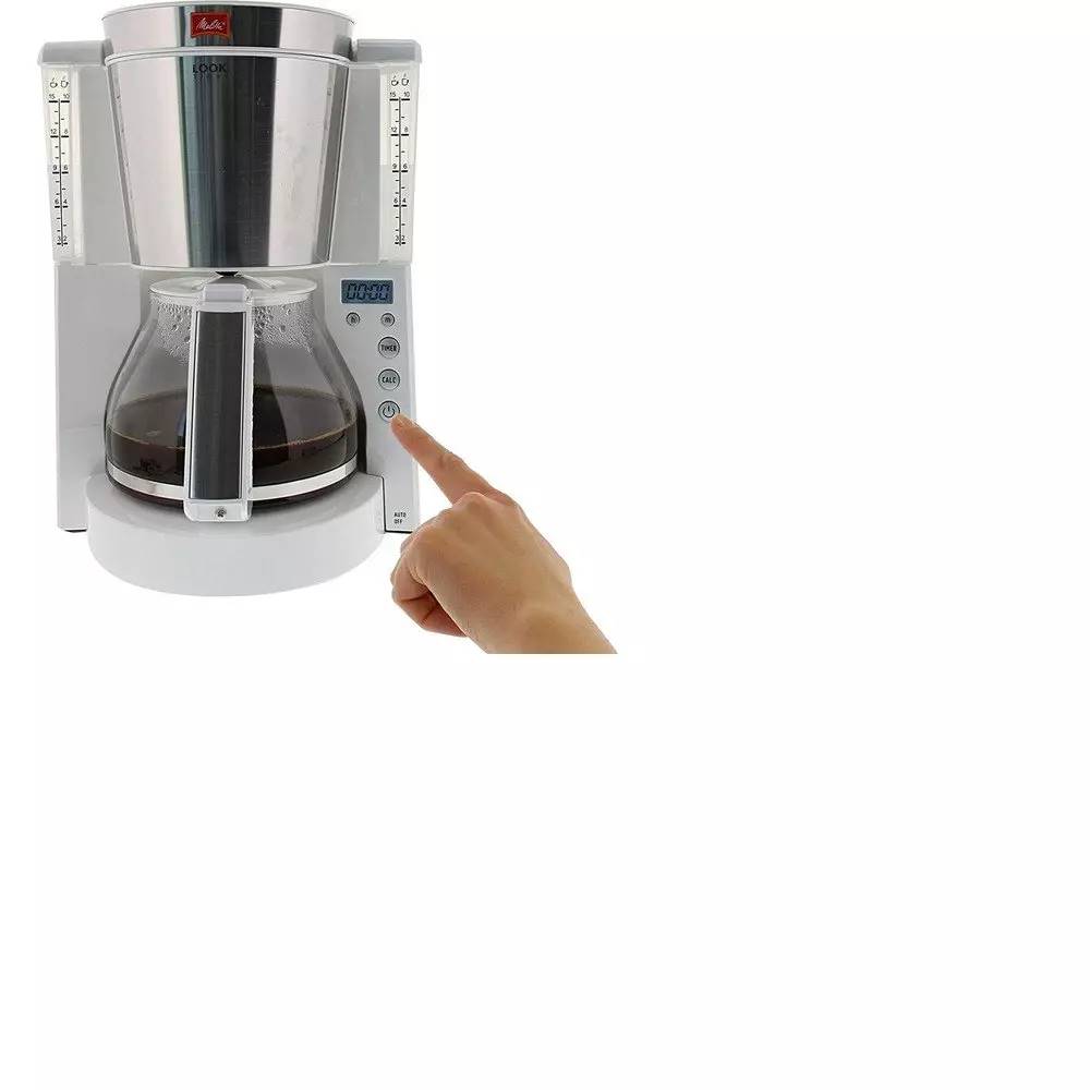 Melitta Look IV Timer Zaman Ayarlı Beyaz Filtre Kahve Makinesi fiyatı