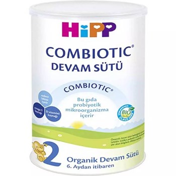 Hipp 2 6+ Ay 3x350 gr Organik Combiotic Devam Sütü