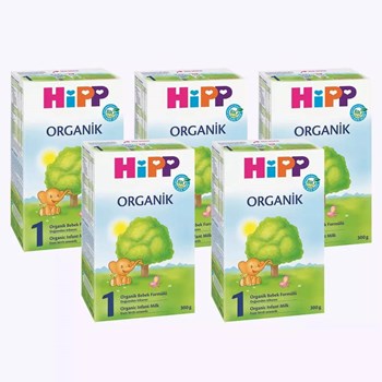 Hipp 1 0-6 Ay 5x300 gr Çoklu Paket Organik Bebek Sütü