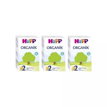 Hipp 2 Organik 6+ Ay 3x300 gr Çoklu Paket Bebek Devam Sütü