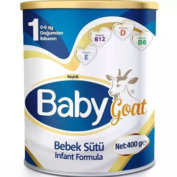 Baby Goat 1 Keçi Sütü Bazlı 0-6 Ay 3x400 gr Çoklu Paket Bebek Sütü