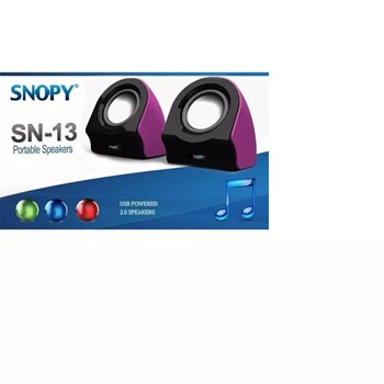 Snopy SN-13 6W 1+1 Speaker Siyah-Mor