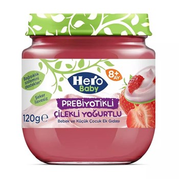 Hero Baby  Prebiyotikli Çilekli Yoğurtlu 120 gr Bebek Maması