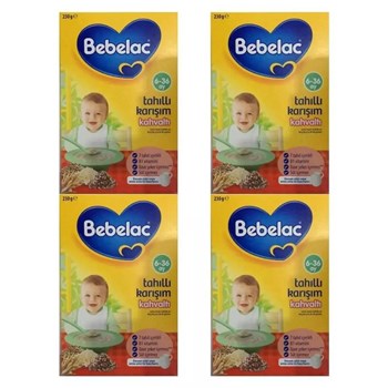 Bebelac 6-36 Ay 4x230 gr Tahıllı Karışım Kahvaltı Bebek Maması