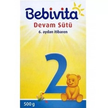 Bebivita 2 6+ Ay 500 gr Devam Sütü