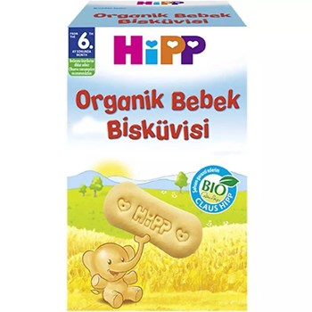 Hipp 6+ Ay 3x150 gr Organik Bebek Bisküvisi