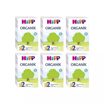 Hipp 2 Organik 300 gr 6'lı Devam Sütü