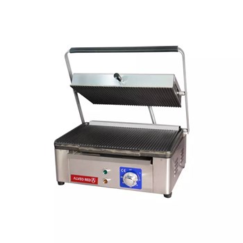 Alveo Red 1800 W 16 Adet Pişirme Kapasitesi Endüstriyel Tost Makinesi Gri