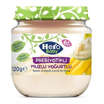 Hero Baby  Prebiyotikli Muzlu Yoğurtlu 120 gr Bebek Maması