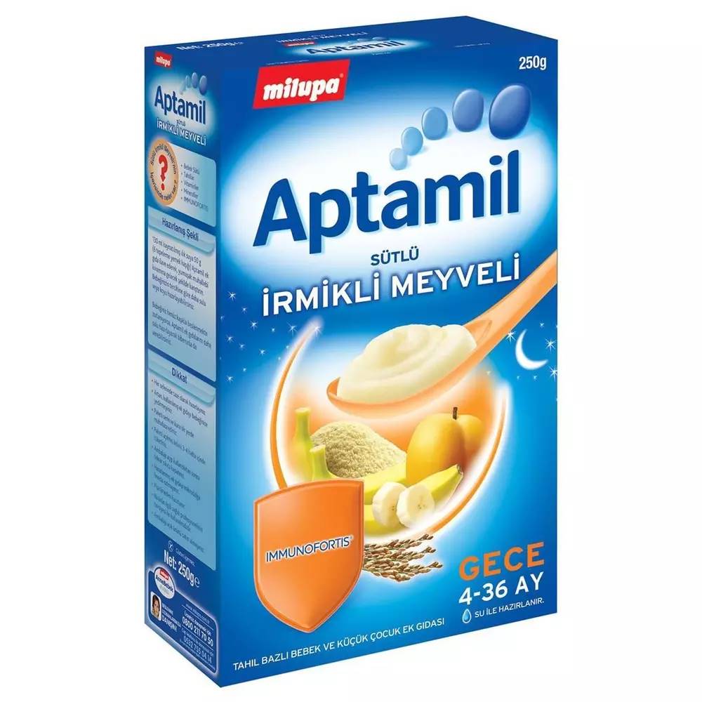 Aptamil Sütmey 636 Ay 250 gr Sütlü 5 Meyveli Bebek Maması fiyatı