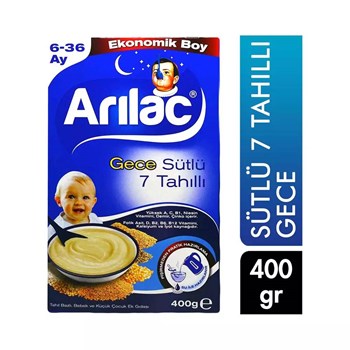 Arılac 400 gr Sütlü&7 Tahıllı Gece 6-36 Ay Ek Gıda