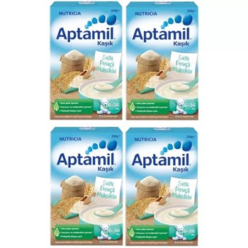 Aptamil 6-36 Ay 4x250 gr Sütlü Pirinçli Kaşık Maması