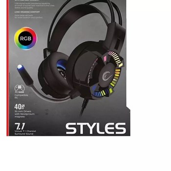 Rampage Styles USB 7.1 RGB Oyuncu Kulaklık