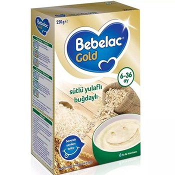 Bebelac Gold 6-36 Ay 250 gr Sütlü Yulaflı Buğdaylı Kaşık Maması