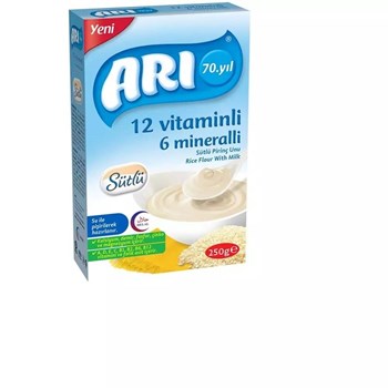 Arı 4+ Ay 250 gr Sütlü 12 Vitaminli 6 Minarelli Bebek Maması