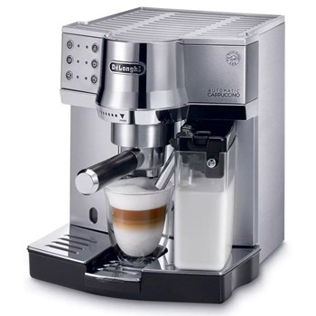 Delonghi EC850M 1450 W 1100 ml Su Hazneli 2 Fincan Kapasiteli Espresso/ Cappuccino Makinesi Inox