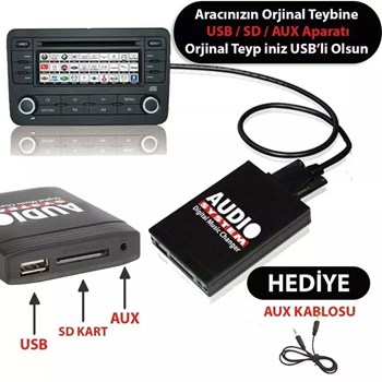 2000 TOY1Toyota Runner USB AUX Aparatı Audio System