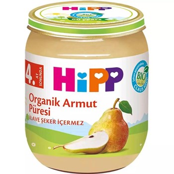 Hipp Organik 4+ Ay 90 gr Frenk Üzümlü Erikli Armut Püresi