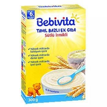 Bebivita 6+ Ay 300 gr Sütlü İrmikli Tahıl Bazlı Kaşık Maması